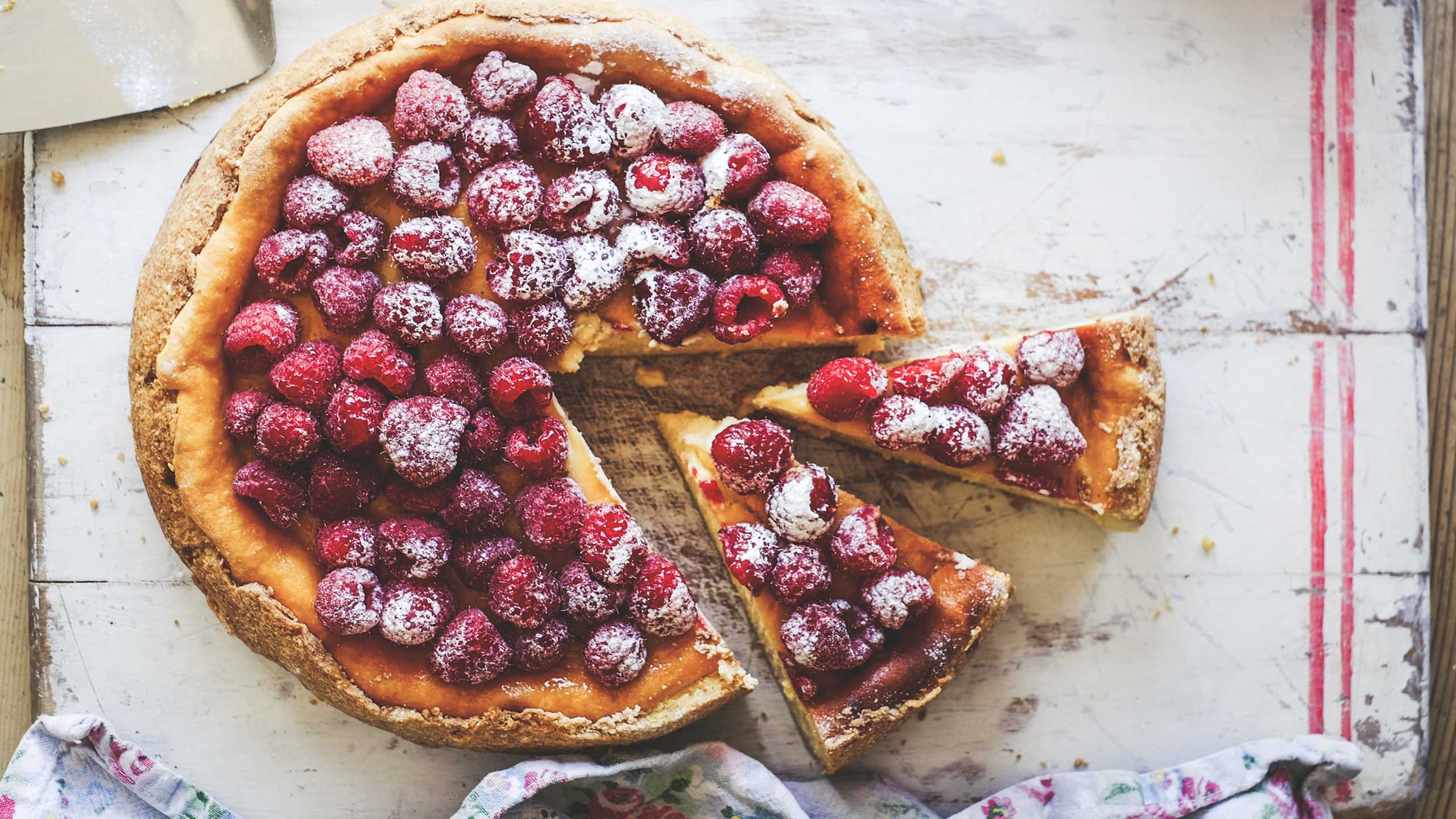 Rasberry cheesecake for special occasions