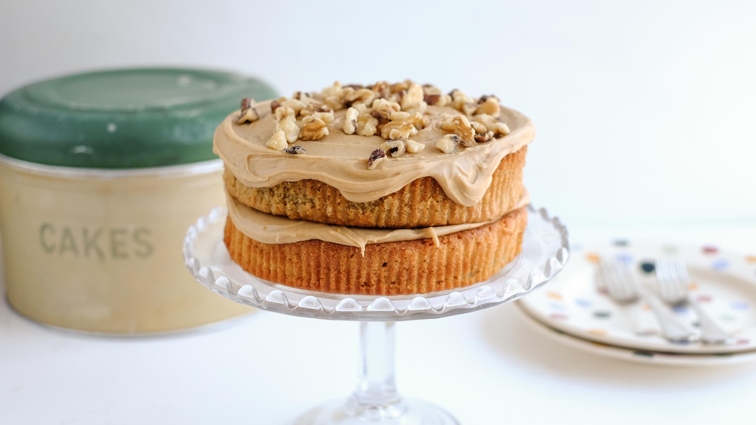 Shands Coffee and Walnut Cake
